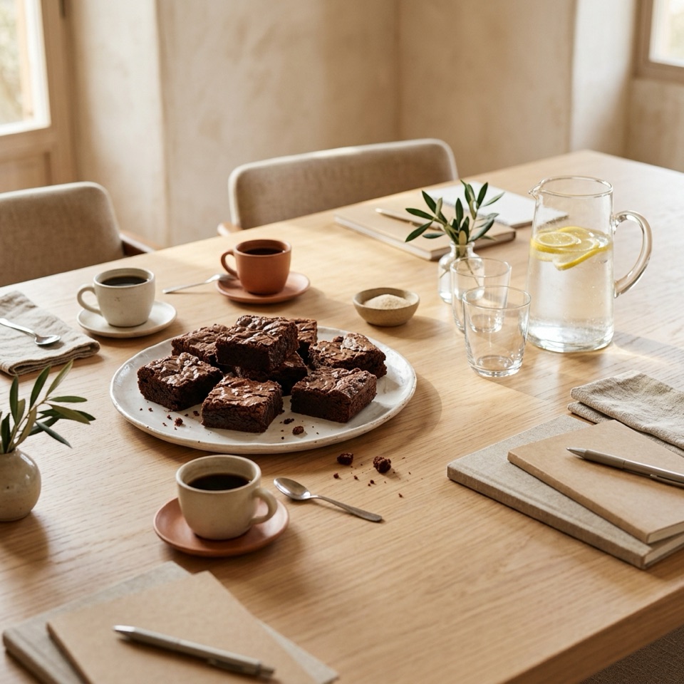 Pausa café · 24 brownies